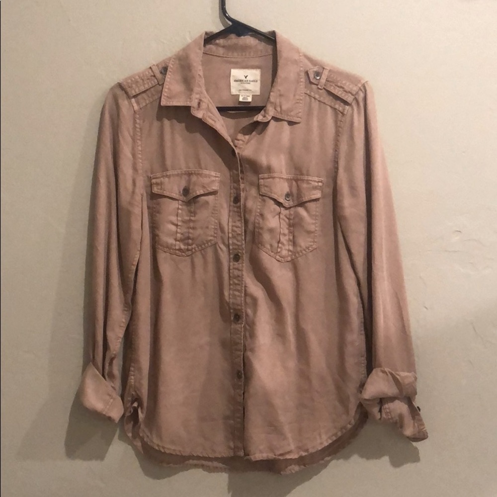 American Eagle button up, long sleeve.